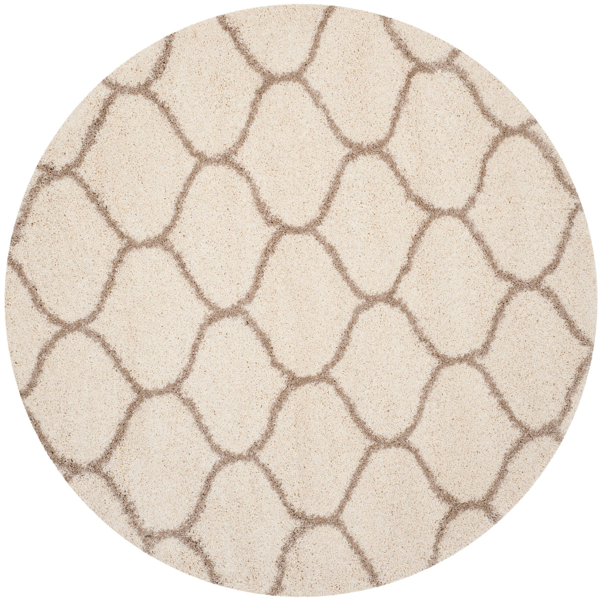 SAFAVIEH Hudson Shag Pushpa Trellis 2-inch Thick Area Rug