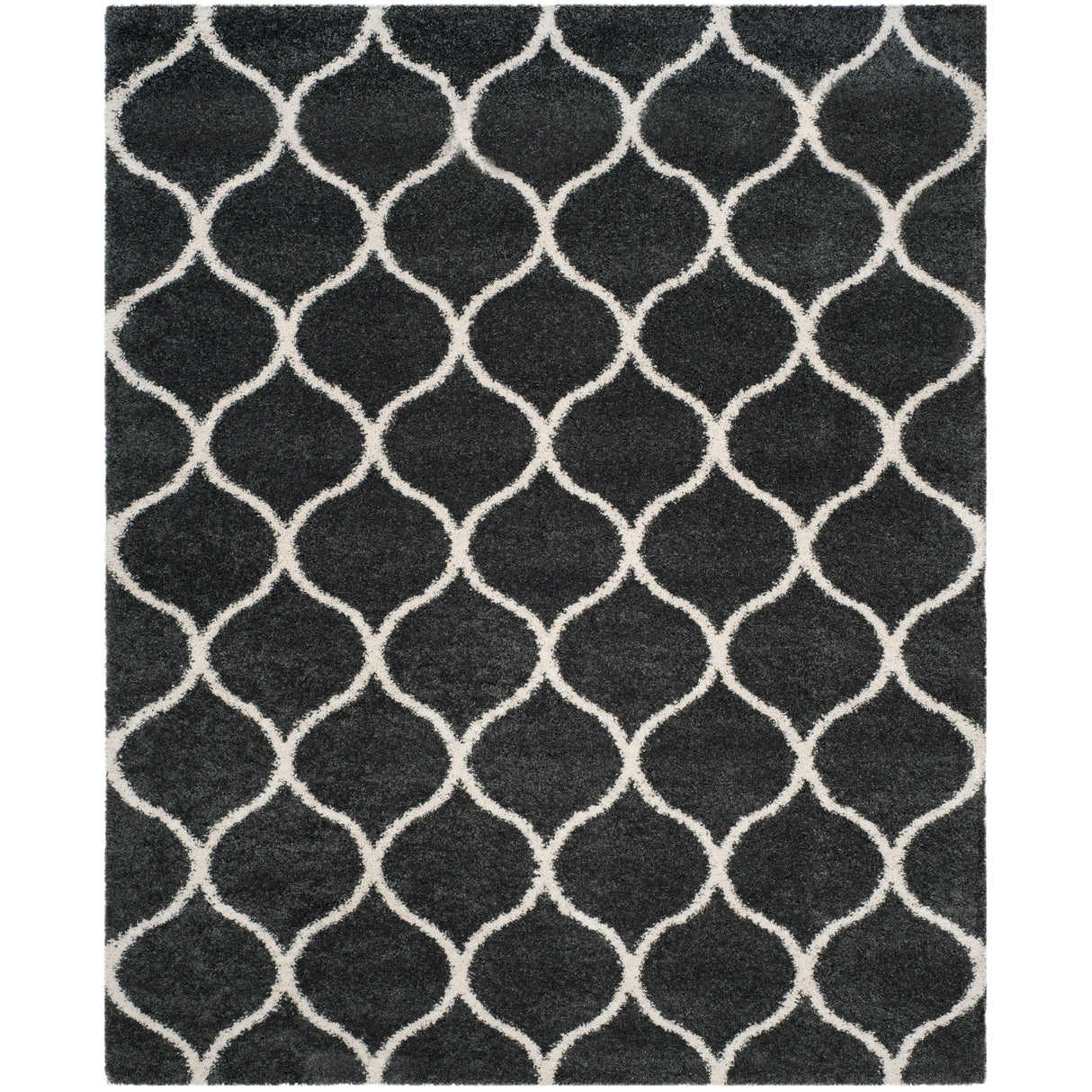 SAFAVIEH Hudson Shag Pushpa Trellis 2-inch Thick Area Rug