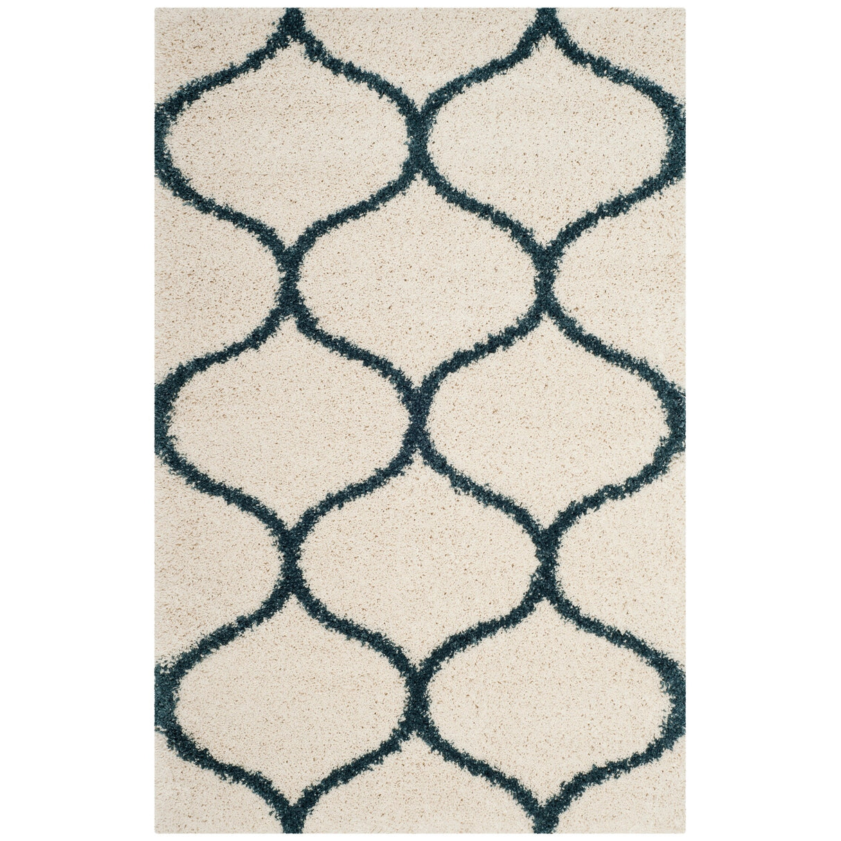 SAFAVIEH Hudson Shag Pushpa Trellis 2-inch Thick Area Rug