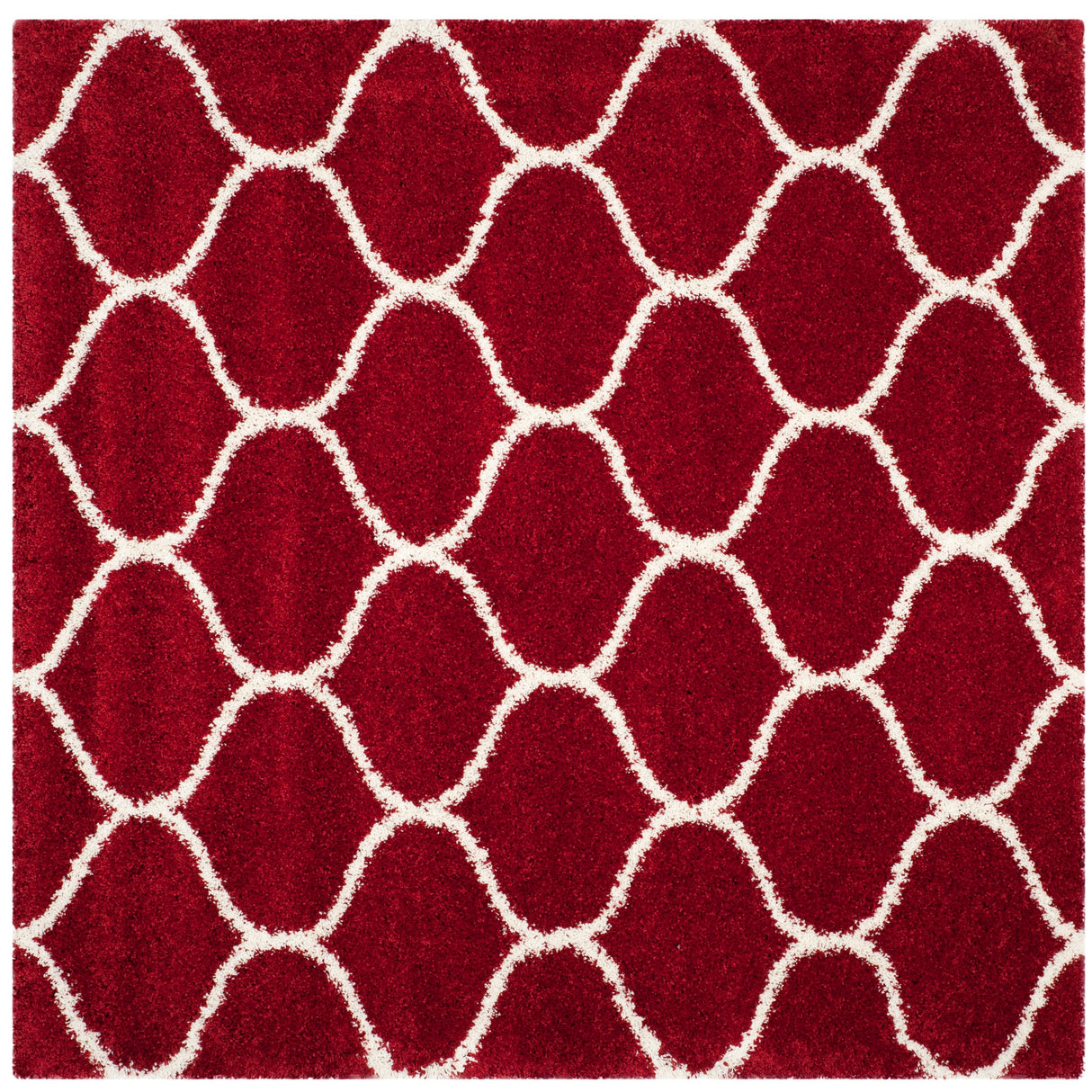 SAFAVIEH Hudson Shag Pushpa Trellis 2-inch Thick Area Rug