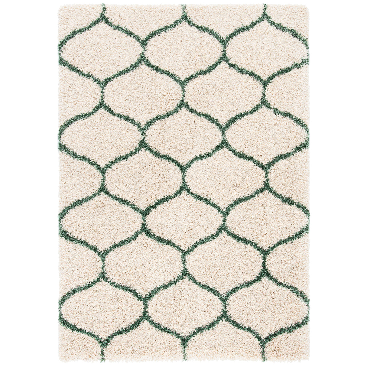 SAFAVIEH Hudson Shag Pushpa Trellis 2-inch Thick Area Rug