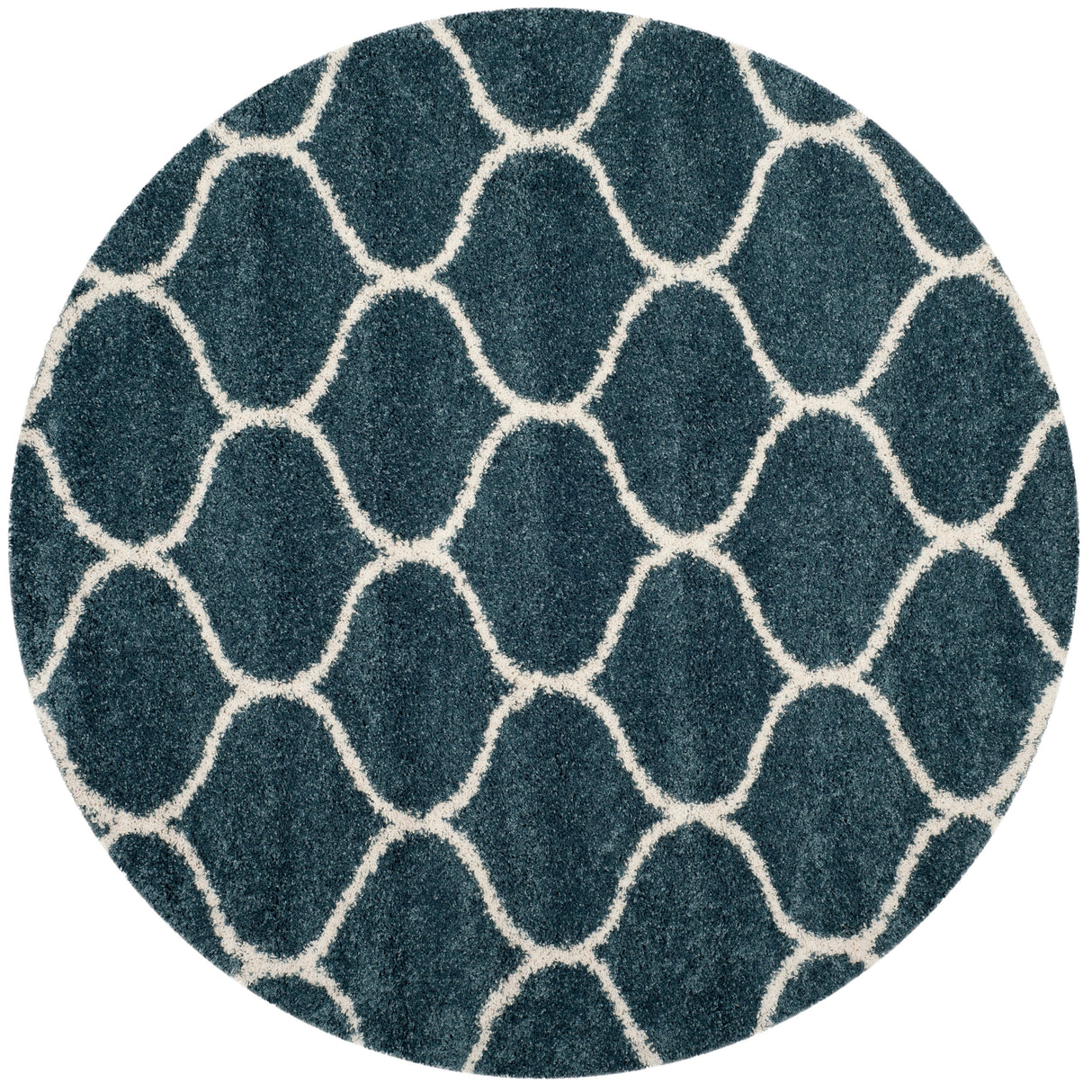 SAFAVIEH Hudson Shag Pushpa Trellis 2-inch Thick Area Rug