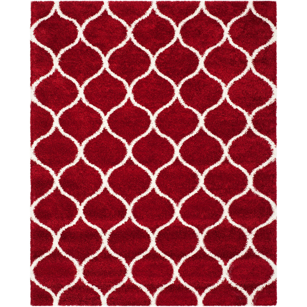 SAFAVIEH Hudson Shag Pushpa Trellis 2-inch Thick Area Rug