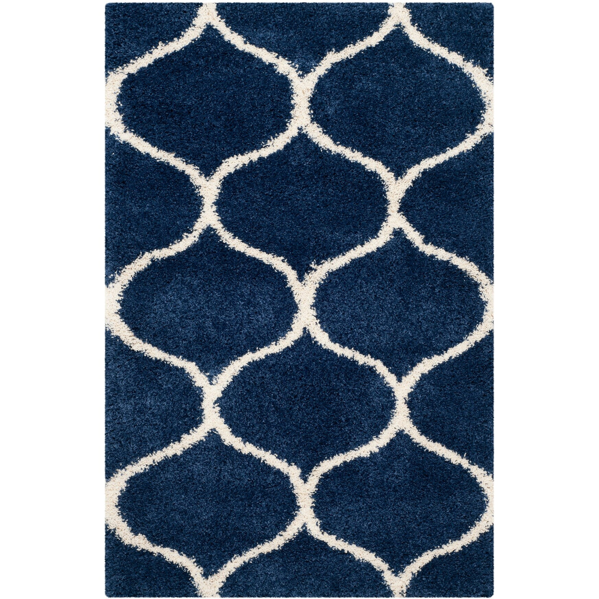 SAFAVIEH Hudson Shag Pushpa Trellis 2-inch Thick Area Rug