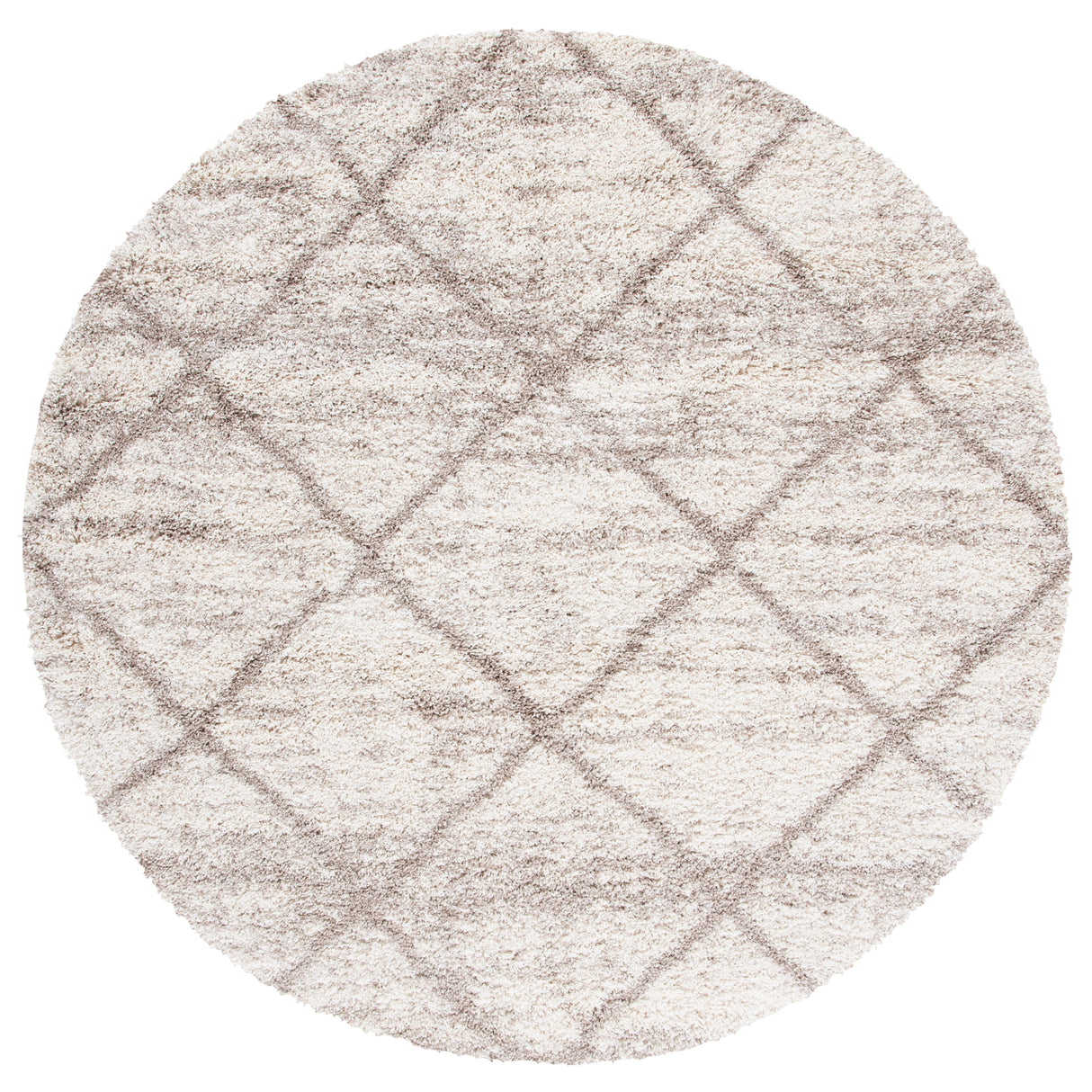 SAFAVIEH Hudson Shag Raili Diamond Trellis 2-inch Thick Rug