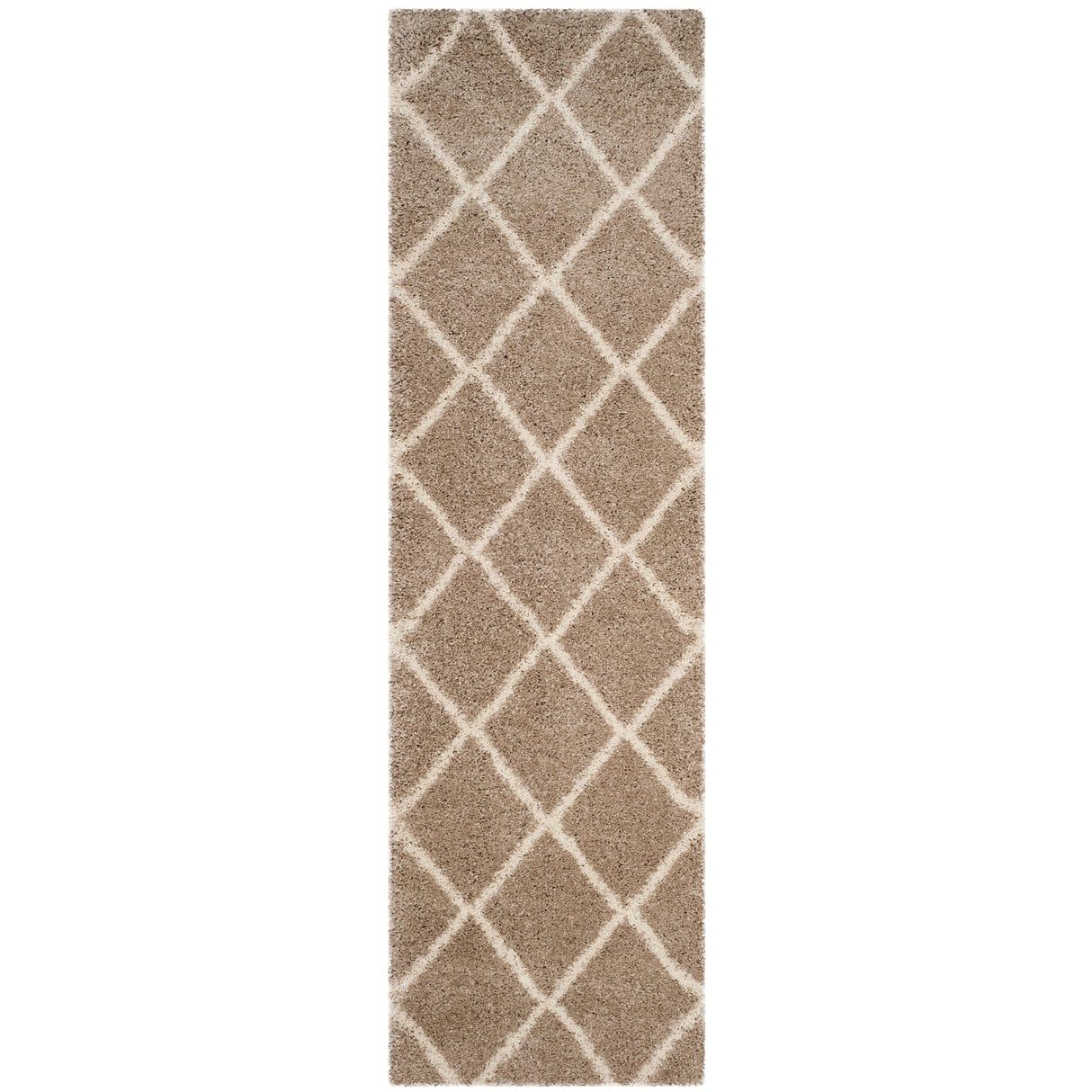 SAFAVIEH Hudson Shag Raili Diamond Trellis 2-inch Thick Rug