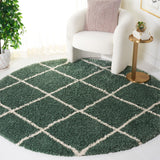 SAFAVIEH Hudson Shag Raili Diamond Trellis 2-inch Thick Rug