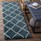 SAFAVIEH Hudson Shag Raili Diamond Trellis 2-inch Thick Rug