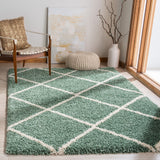 SAFAVIEH Hudson Shag Raili Diamond Trellis 2-inch Thick Rug