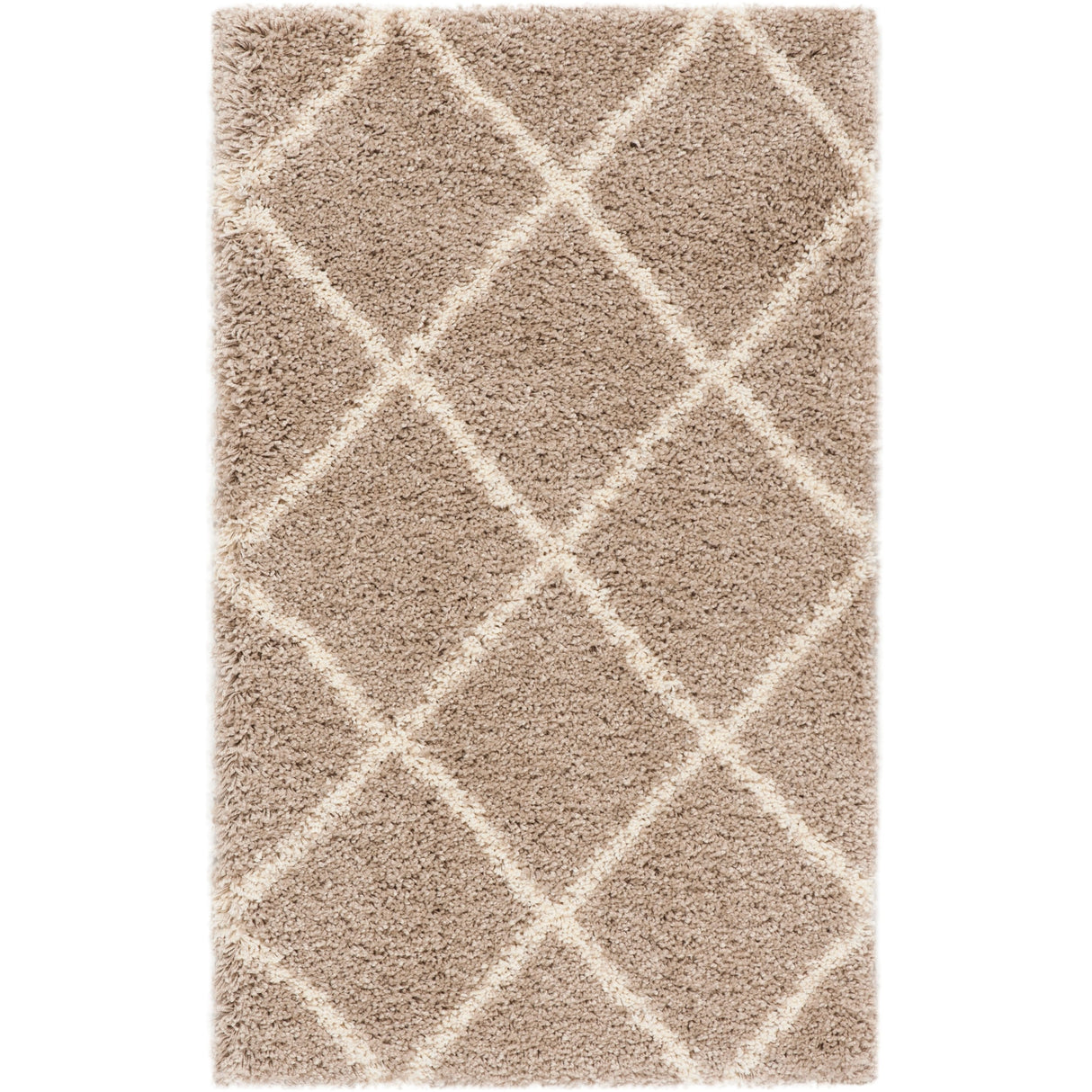 SAFAVIEH Hudson Shag Raili Diamond Trellis 2-inch Thick Rug