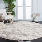 SAFAVIEH Hudson Shag Raili Diamond Trellis 2-inch Thick Rug