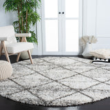 SAFAVIEH Hudson Shag Raili Diamond Trellis 2-inch Thick Rug