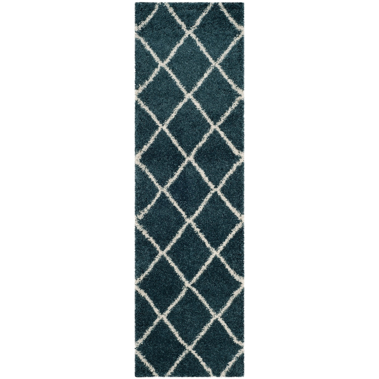 SAFAVIEH Hudson Shag Raili Diamond Trellis 2-inch Thick Rug