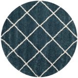 SAFAVIEH Hudson Shag Raili Diamond Trellis 2-inch Thick Rug