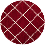 SAFAVIEH Hudson Shag Raili Diamond Trellis 2-inch Thick Rug