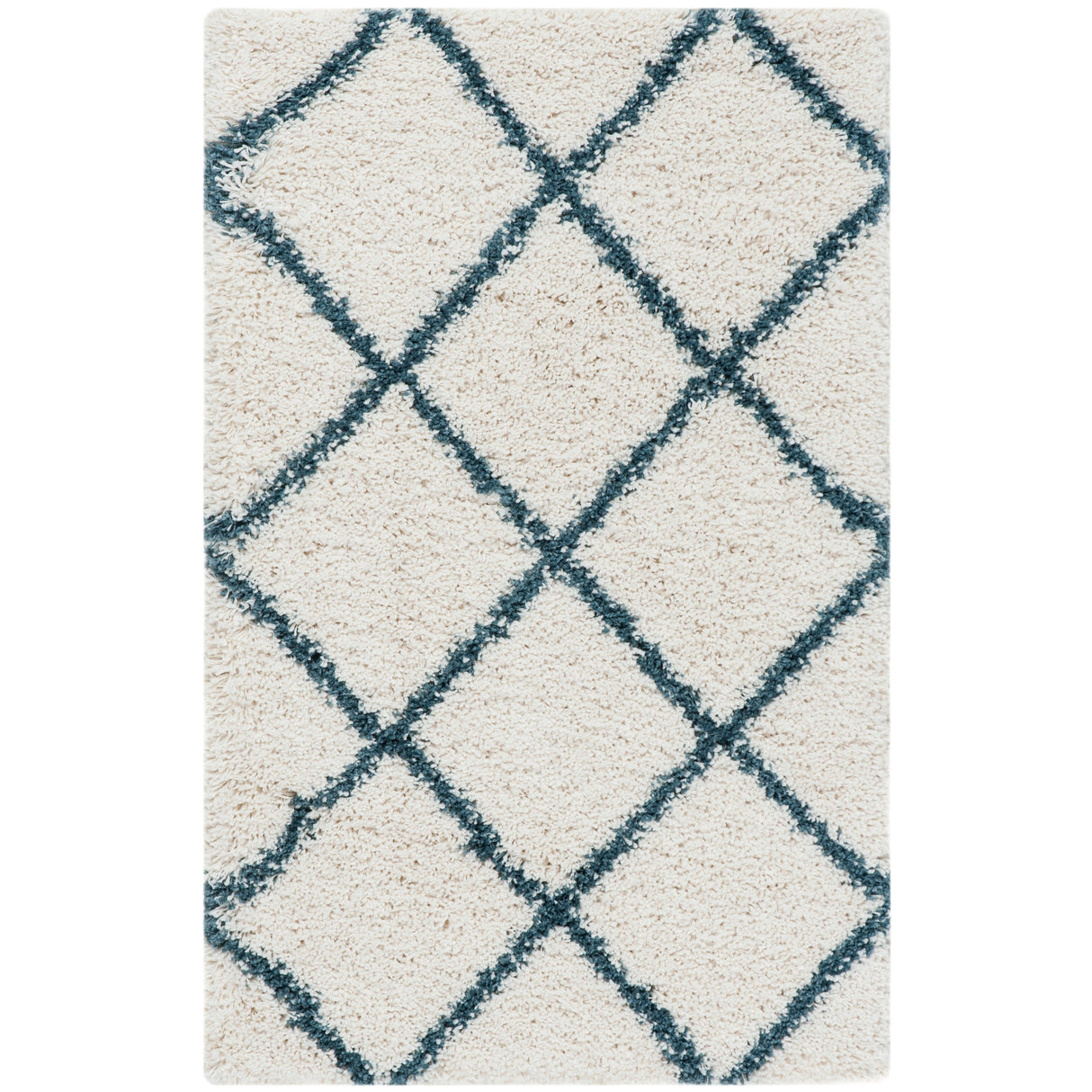 SAFAVIEH Hudson Shag Raili Diamond Trellis 2-inch Thick Rug