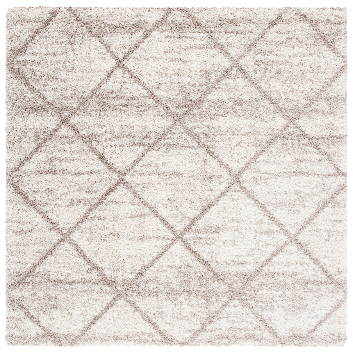 SAFAVIEH Hudson Shag Raili Diamond Trellis 2-inch Thick Rug