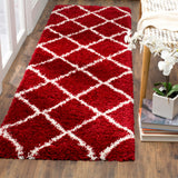 SAFAVIEH Hudson Shag Raili Diamond Trellis 2-inch Thick Rug