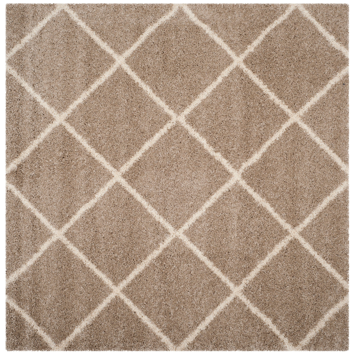 SAFAVIEH Hudson Shag Raili Diamond Trellis 2-inch Thick Rug