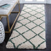 SAFAVIEH Hudson Shag Raili Diamond Trellis 2-inch Thick Rug