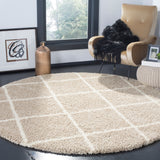 SAFAVIEH Hudson Shag Raili Diamond Trellis 2-inch Thick Rug