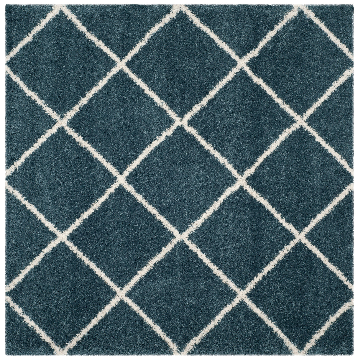 SAFAVIEH Hudson Shag Raili Diamond Trellis 2-inch Thick Rug