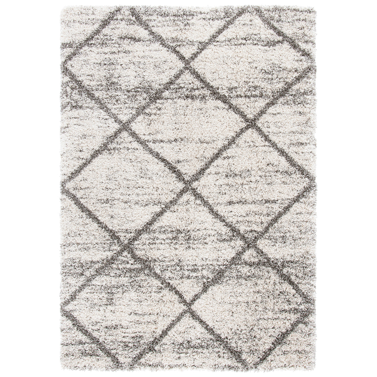 SAFAVIEH Hudson Shag Raili Diamond Trellis 2-inch Thick Rug