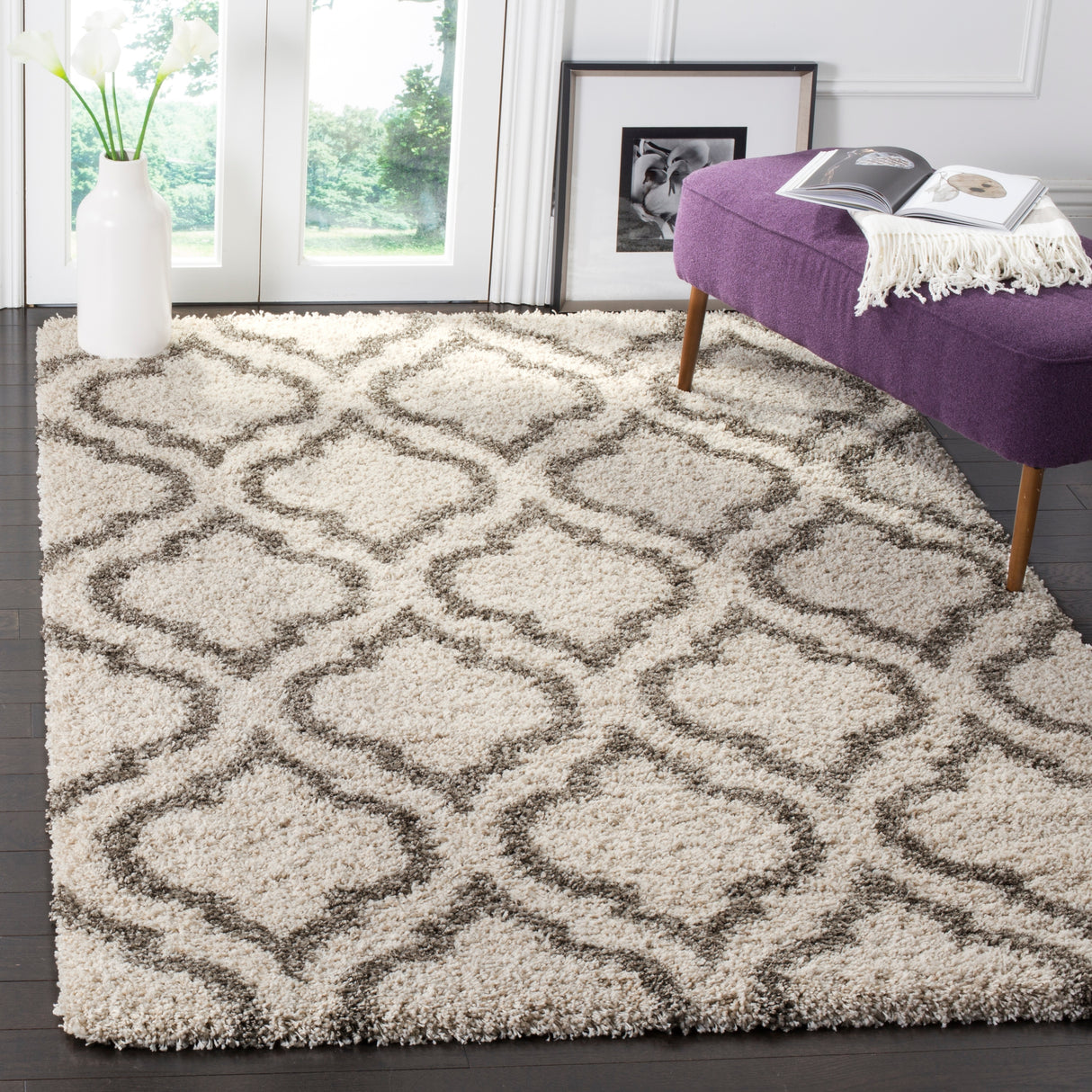 SAFAVIEH Hudson Shag Sheilah Moroccan 2-inch Thick Rug