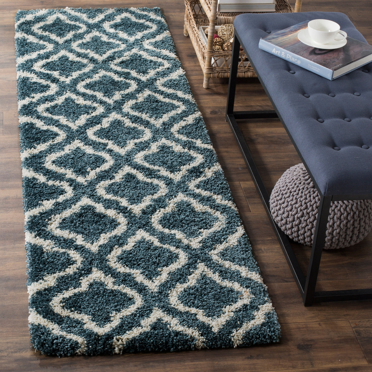 SAFAVIEH Hudson Shag Sheilah Moroccan 2-inch Thick Rug