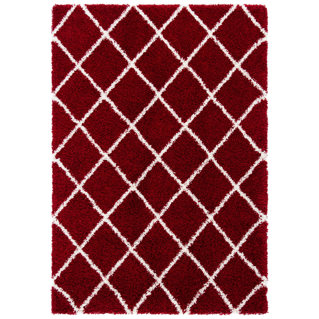 SAFAVIEH Hudson Shag Sherree Trellis 2-inch Thick Rug