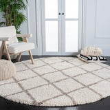 SAFAVIEH Hudson Shag Sherree Trellis 2-inch Thick Rug