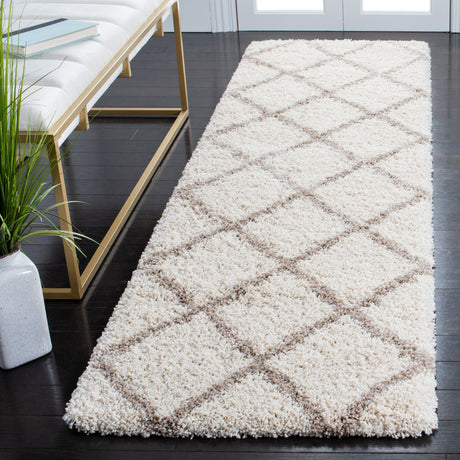 SAFAVIEH Hudson Shag Sherree Trellis 2-inch Thick Rug