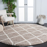 SAFAVIEH Hudson Shag Sherree Trellis 2-inch Thick Rug