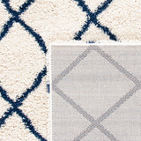 SAFAVIEH Hudson Shag Sherree Trellis 2-inch Thick Rug