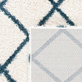 SAFAVIEH Hudson Shag Sherree Trellis 2-inch Thick Rug