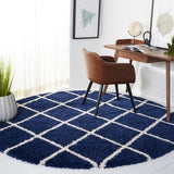 SAFAVIEH Hudson Shag Sherree Trellis 2-inch Thick Rug