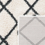 SAFAVIEH Hudson Shag Sherree Trellis 2-inch Thick Rug