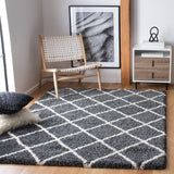 SAFAVIEH Hudson Shag Sherree Trellis 2-inch Thick Rug