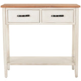 SAFAVIEH Idajete White Console Table - 35.8" x 15" x 34.1" - 36Wx15Dx34H