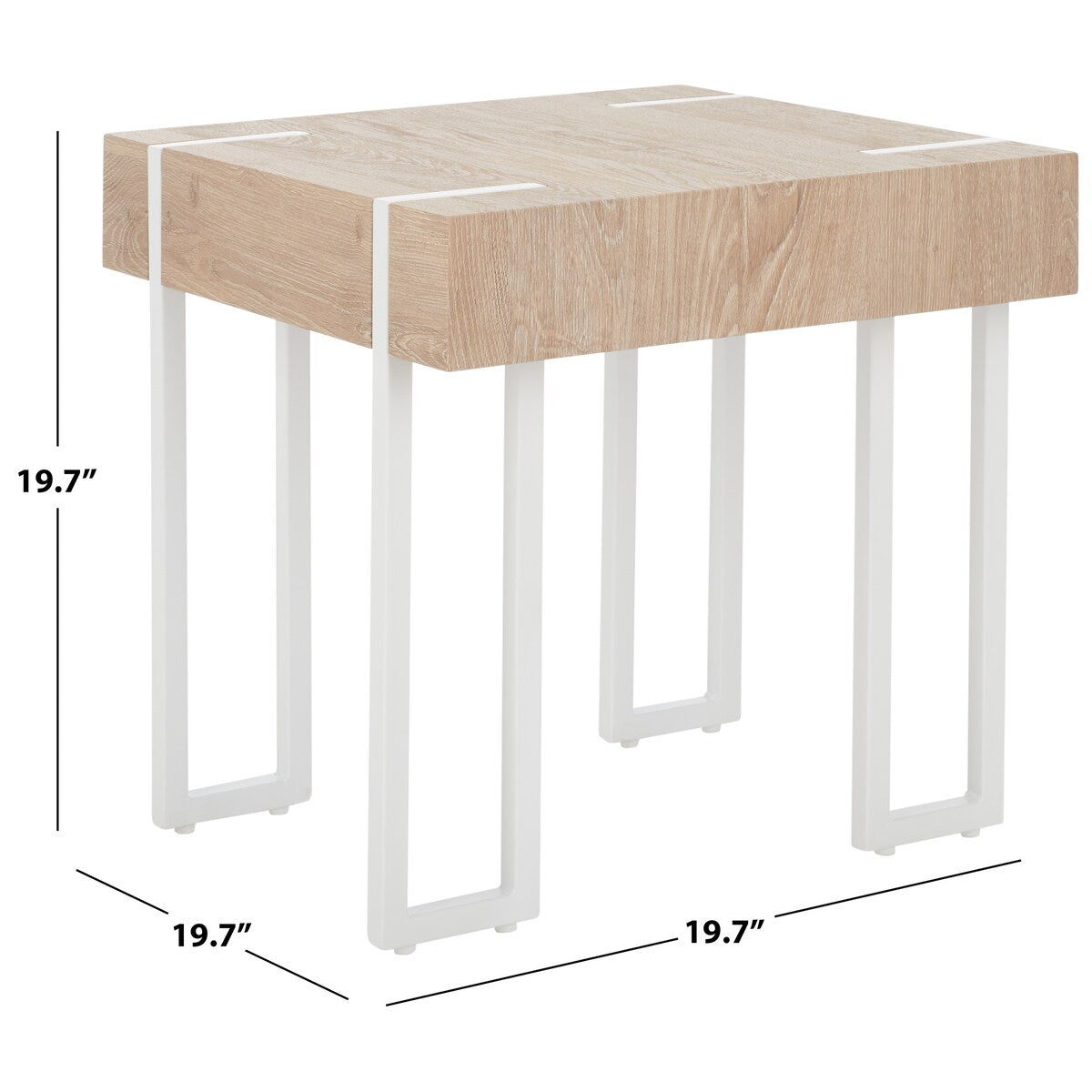 SAFAVIEH Imogene End Table - 20" W x 20" D x 20" H - 20Wx20Dx20H