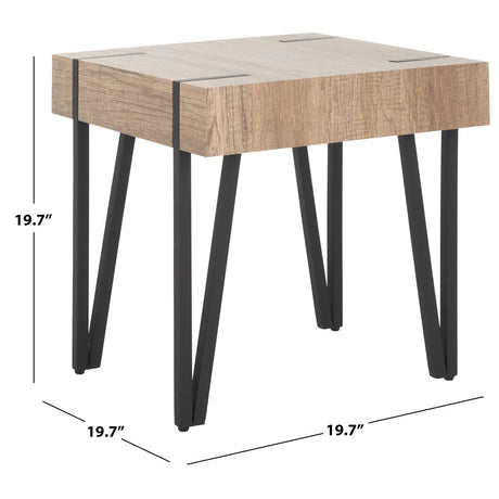 SAFAVIEH India End Table - 20" W x 20" D x 20" H - 20Wx20Dx20H