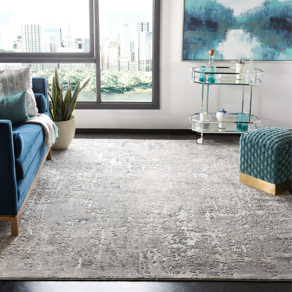 SAFAVIEH Invista Teena Contemporary Abstract Rug