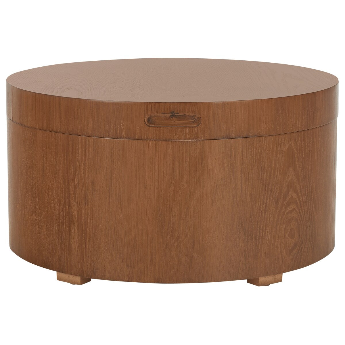 SAFAVIEH Ioana Round Tray Top Coffee Table with Storage - 23" L x 23" D x 13" H - 23Wx23Dx13H