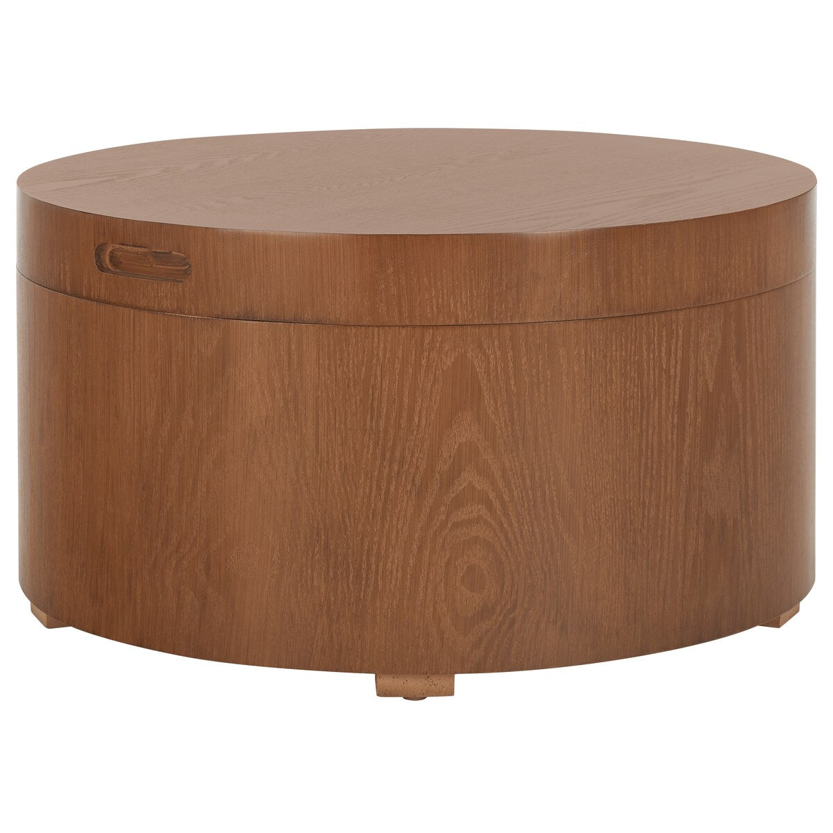 SAFAVIEH Ioana Round Tray Top Coffee Table with Storage - 23" L x 23" D x 13" H - 23Wx23Dx13H