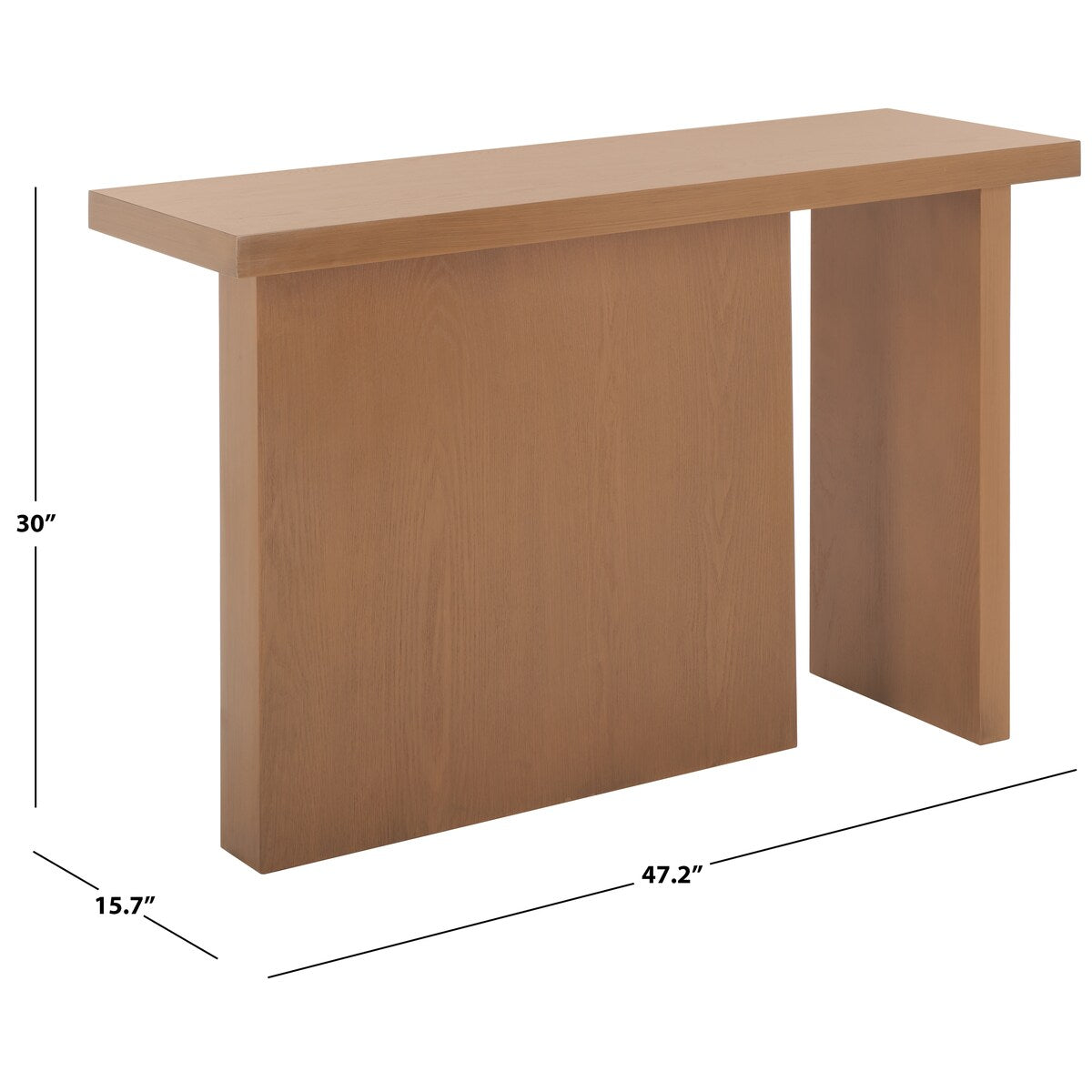 SAFAVIEH Iraida Console Table - 53" W x 17" D x 30" H - 47Wx16Dx30H