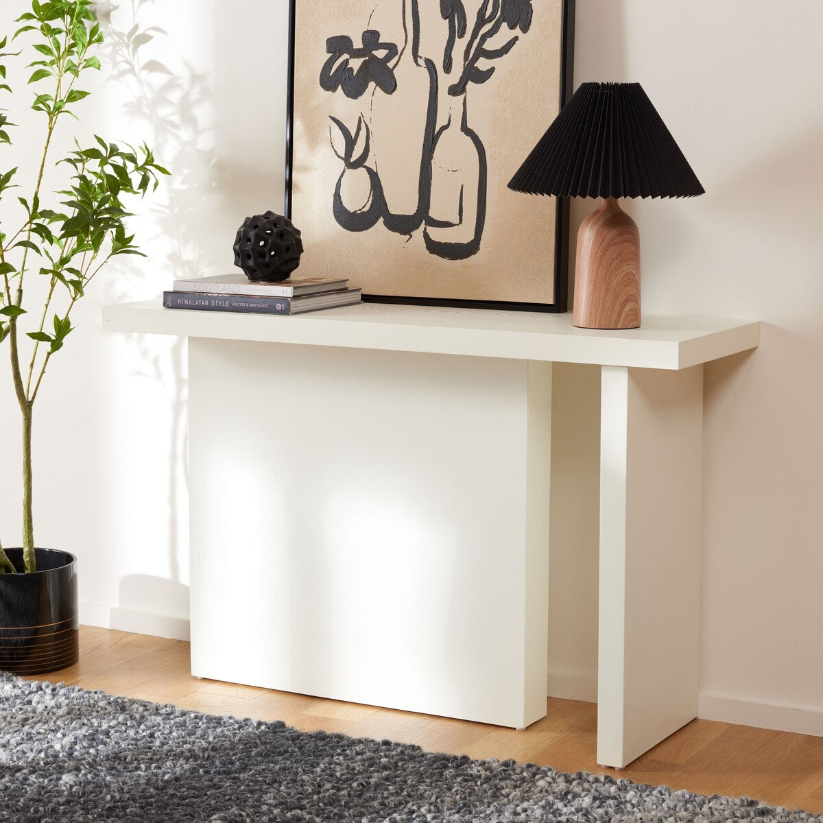 SAFAVIEH Iraida Console Table - 53" W x 17" D x 30" H - 47Wx16Dx30H