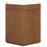 SAFAVIEH Iris Hexagon Storage Accent Table (Fully Assembled) - 20 In. W x 20 In. D x 20 In.H - 20Wx20Dx20H