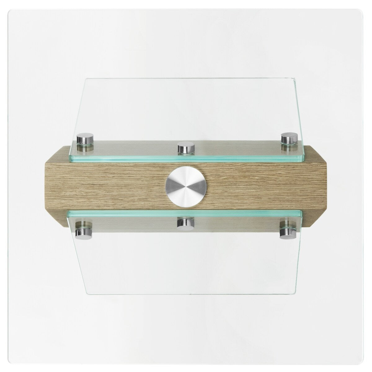 SAFAVIEH Irmtraud Modern Glass Accent Table - 24Wx24Dx20H