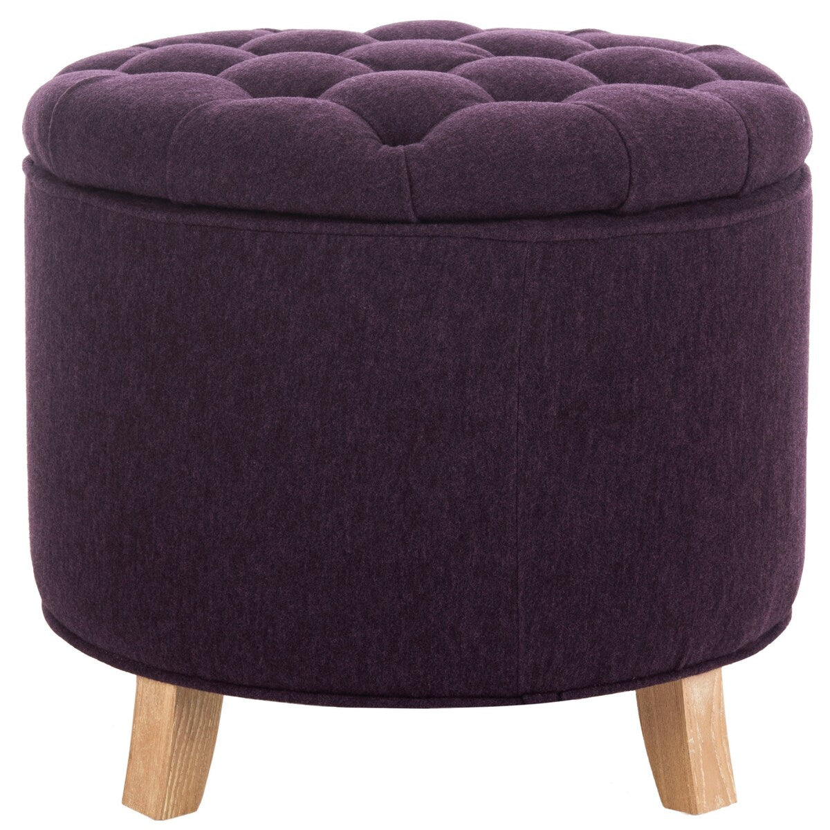 SAFAVIEH Ivette Grey Storage Ottoman