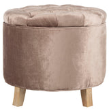 SAFAVIEH Ivette Grey Storage Ottoman